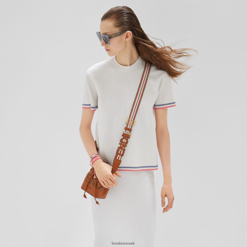 kanvas skulderrem Kvinder Fendi tilbehør beige A44V2D95