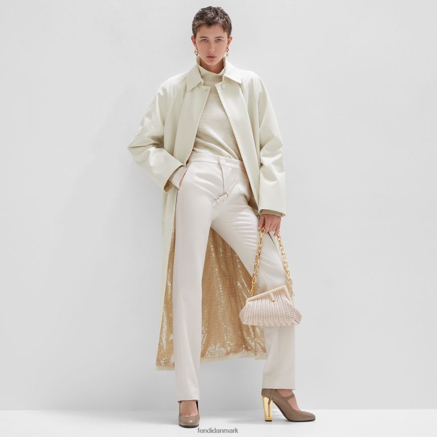 metal skulderrem Kvinder Fendi tilbehør beige A44V2D8