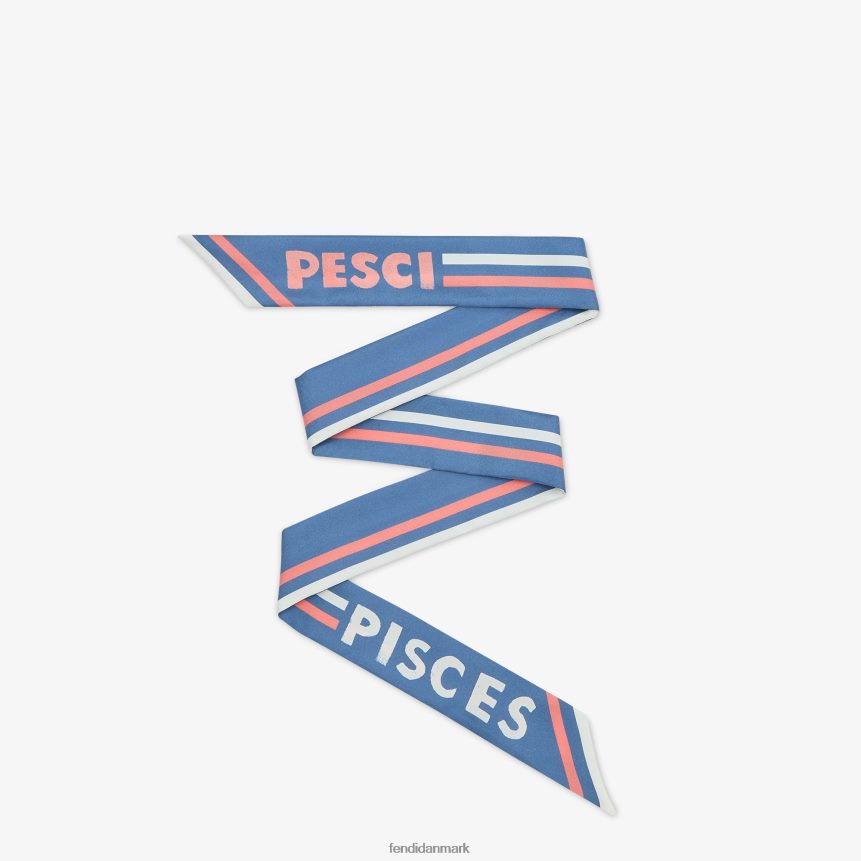 indpakket silke bandeau Kvinder Fendi tilbehør blå A44V2D109