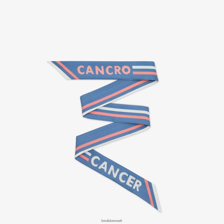 indpakket silke bandeau Kvinder Fendi tilbehør blå A44V2D124