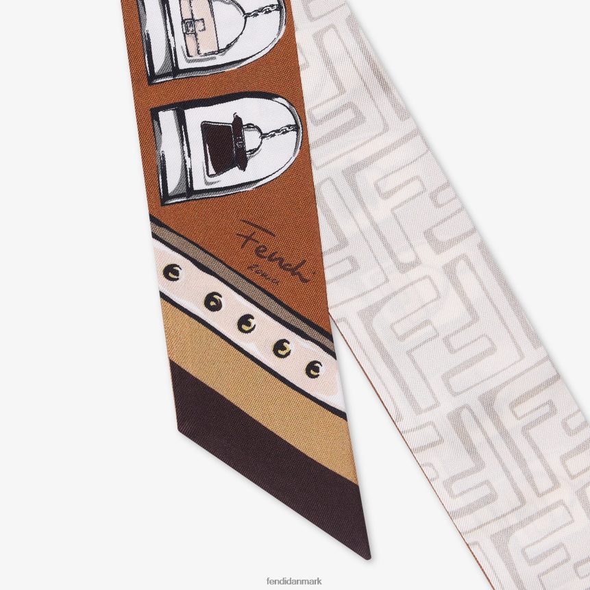 indpakket silke bandeau Kvinder Fendi tilbehør flerfarvet A44V2D24