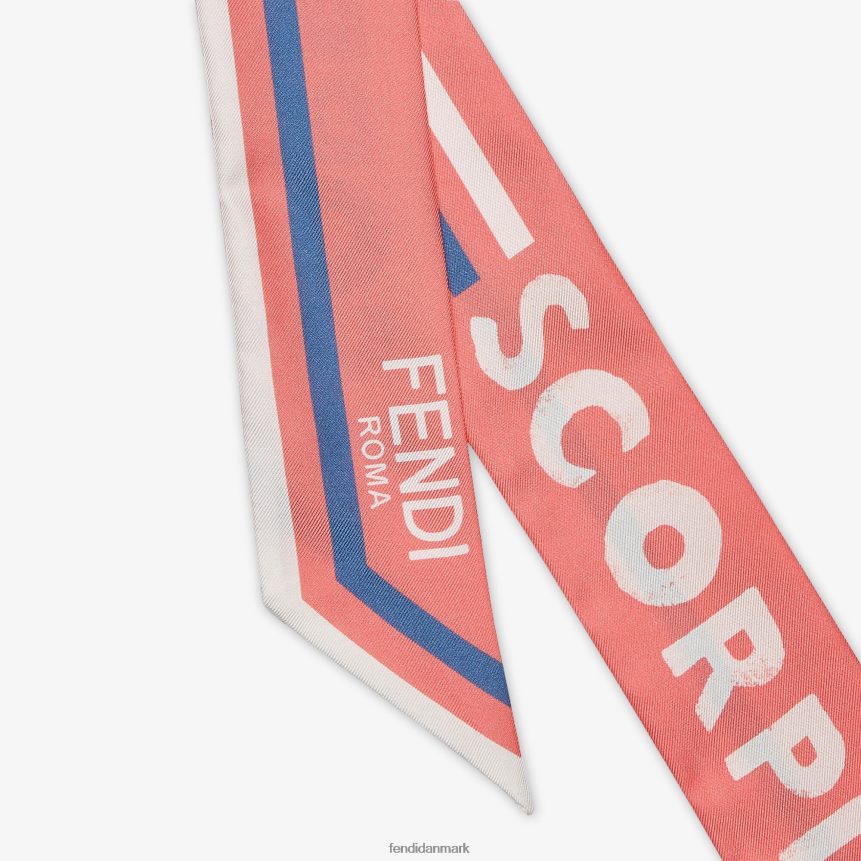 indpakket silke bandeau Kvinder Fendi tilbehør lyserød A44V2D108