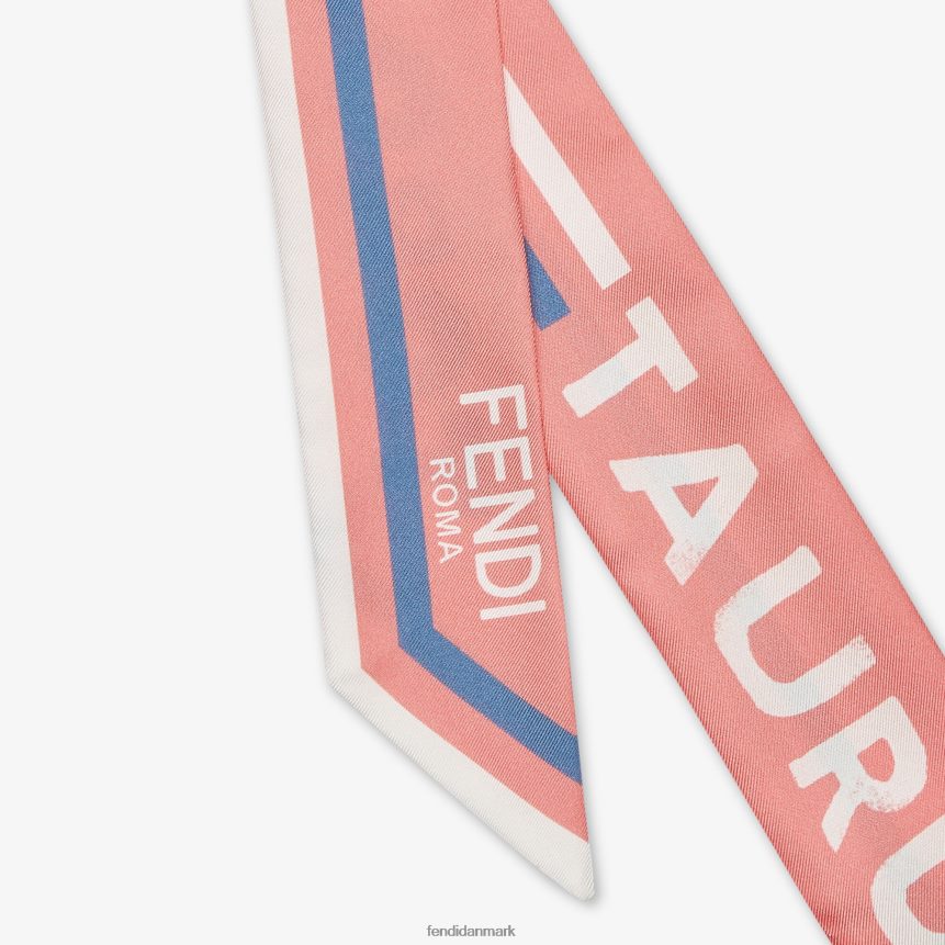 indpakket silke bandeau Kvinder Fendi tilbehør lyserød A44V2D125