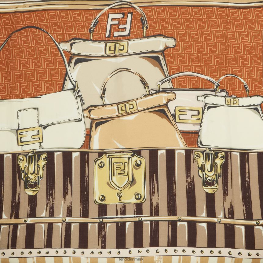 silke og uld sjal Kvinder Fendi tilbehør lyserød A44V2D25