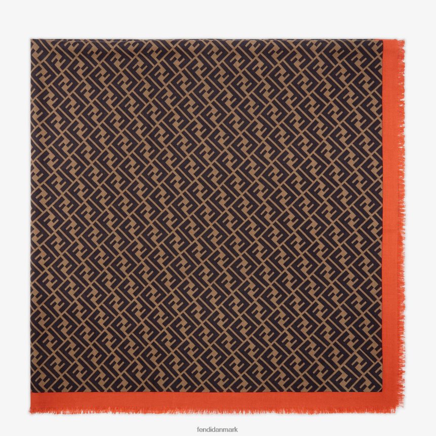 silkesjal Kvinder Fendi tilbehør Brun A44V2D247