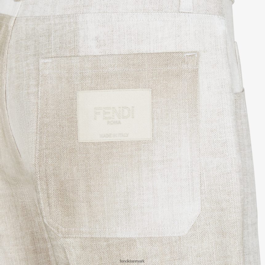 bermuda denimbukser Mænd Fendi beklædning beige A44V2D2002