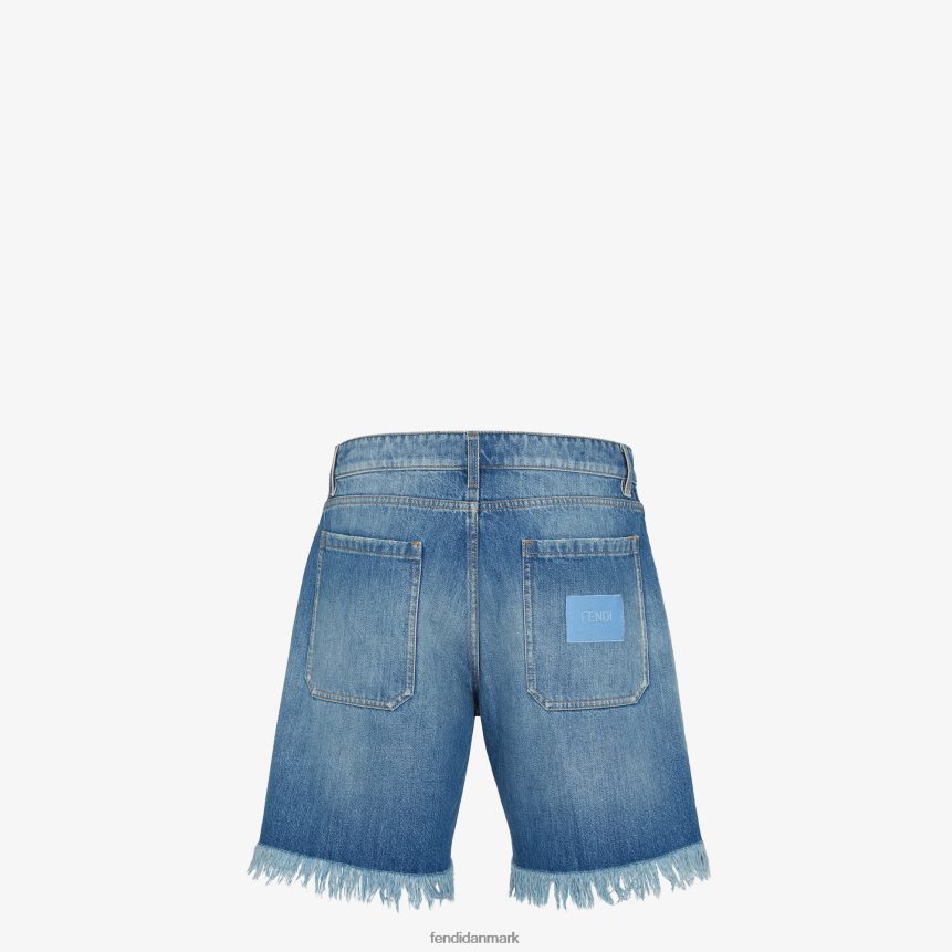 bermuda denimbukser Mænd Fendi beklædning blå A44V2D2022