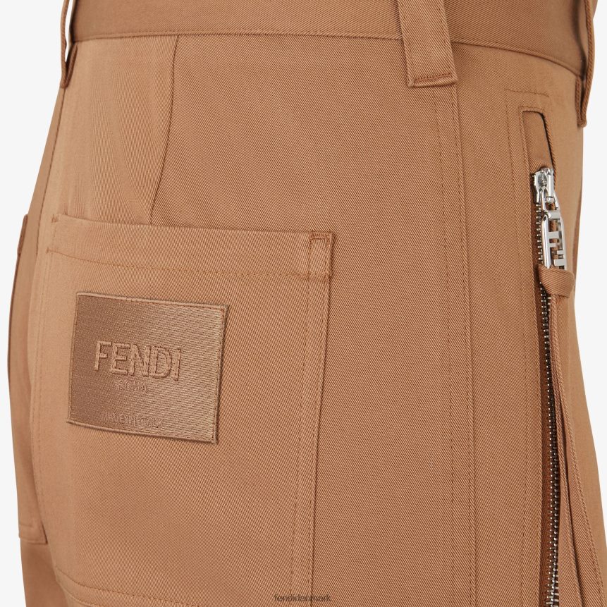 bomuldsbukser Mænd Fendi beklædning Brun A44V2D2047