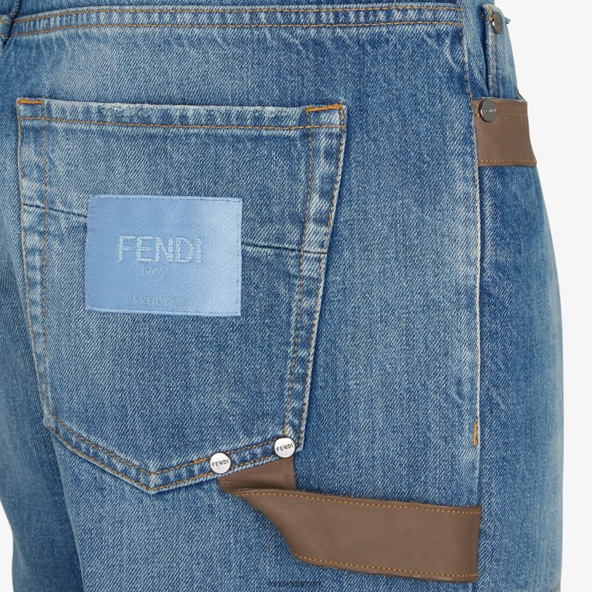denim bukser Mænd Fendi beklædning blå A44V2D2021
