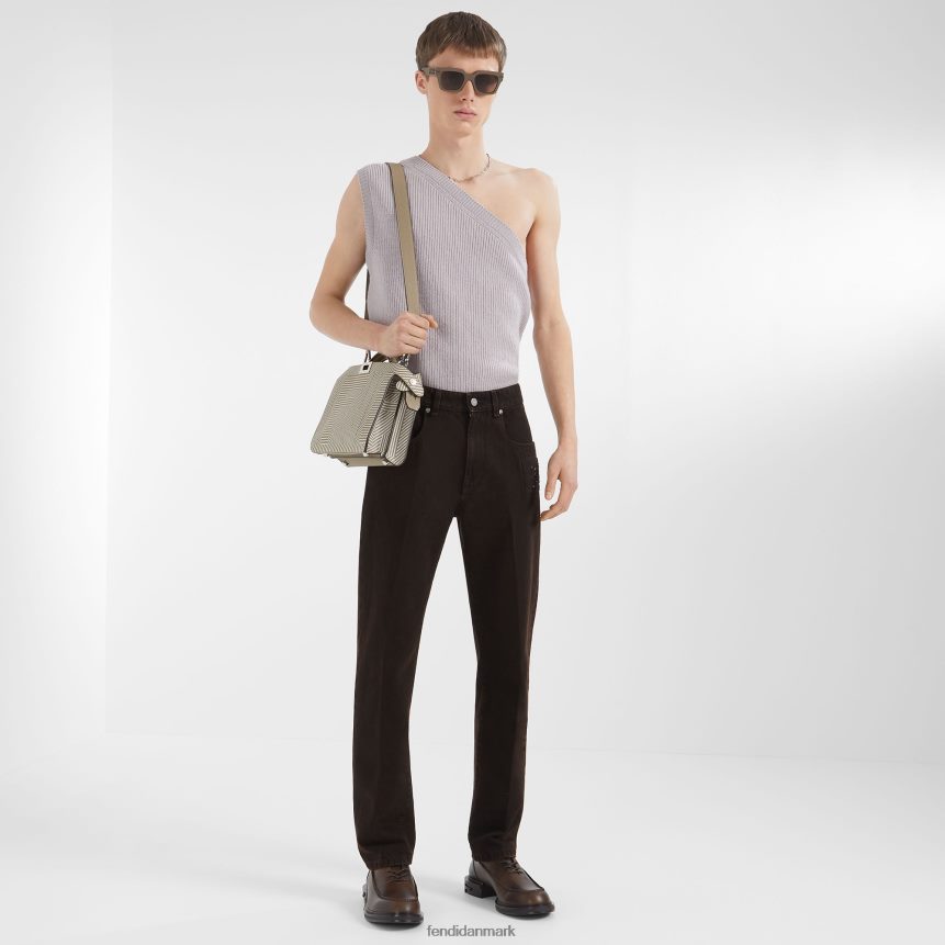 denim jeans Mænd Fendi beklædning Brun A44V2D1964