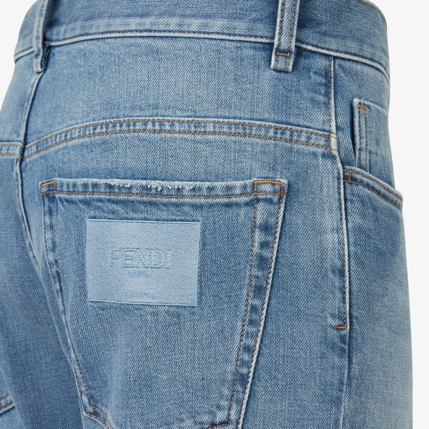 denim jeans Mænd Fendi beklædning blå A44V2D2079