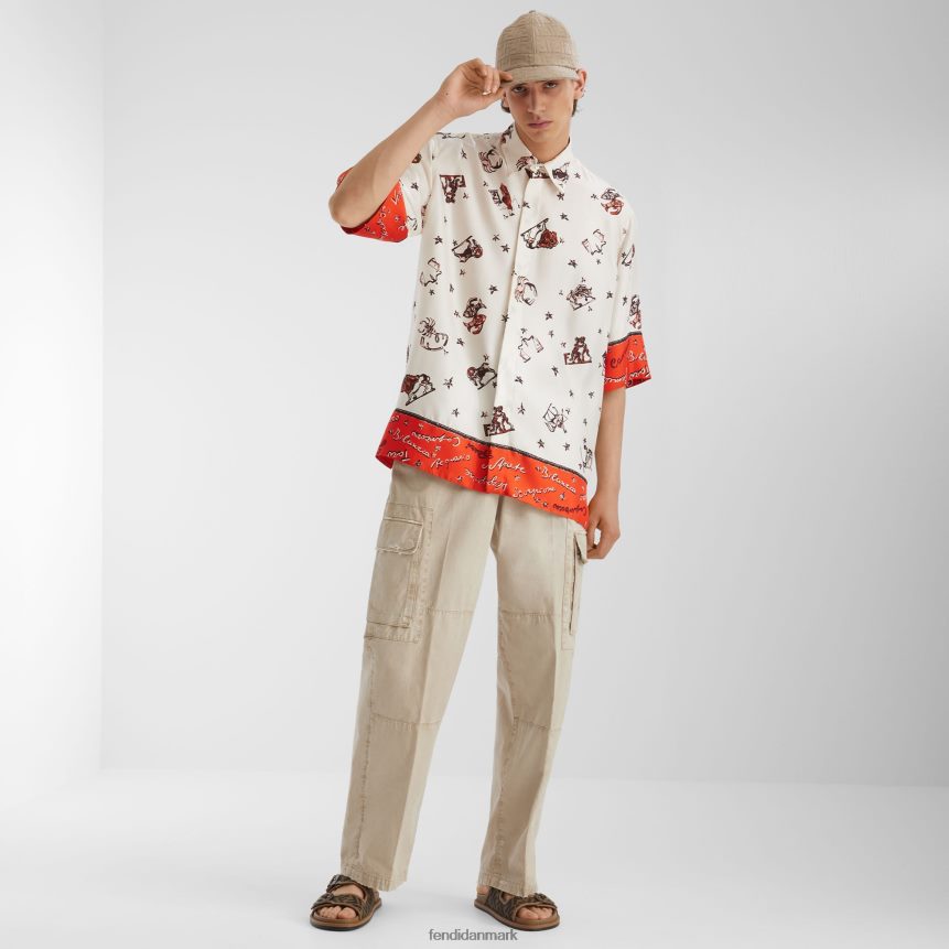 gabardin bukser Mænd Fendi beklædning beige A44V2D1931