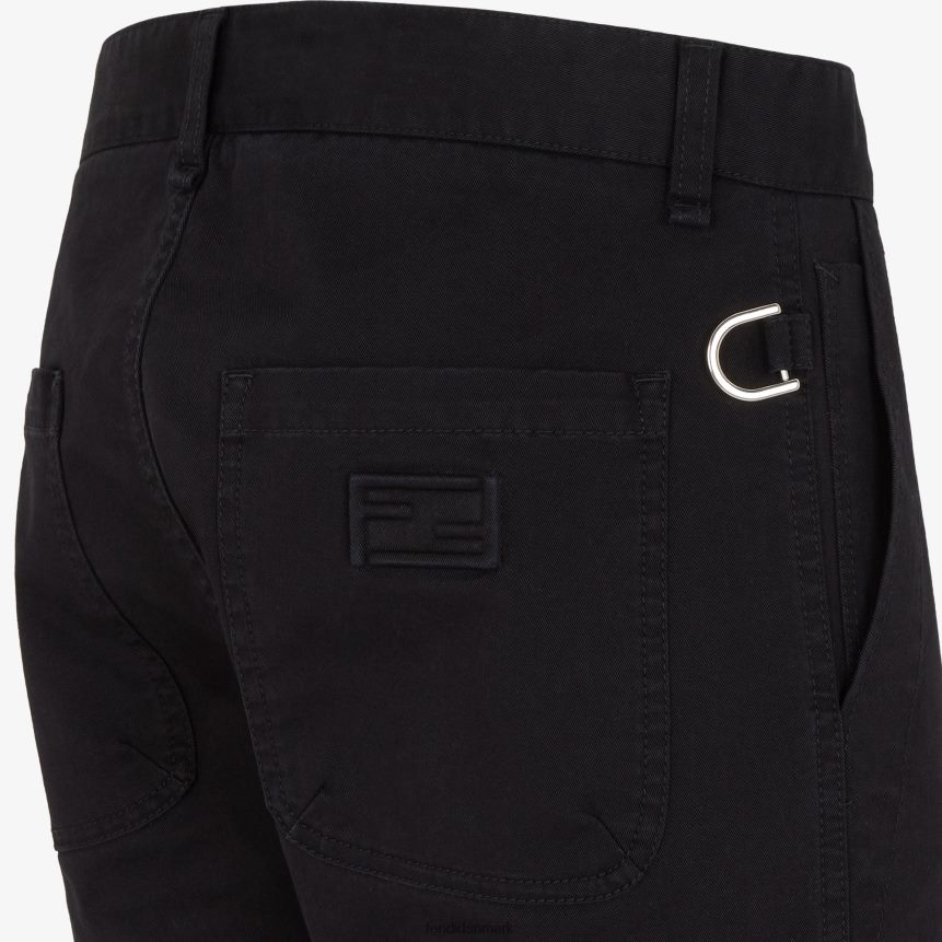 gabardine bukser Mænd Fendi beklædning sort A44V2D2089