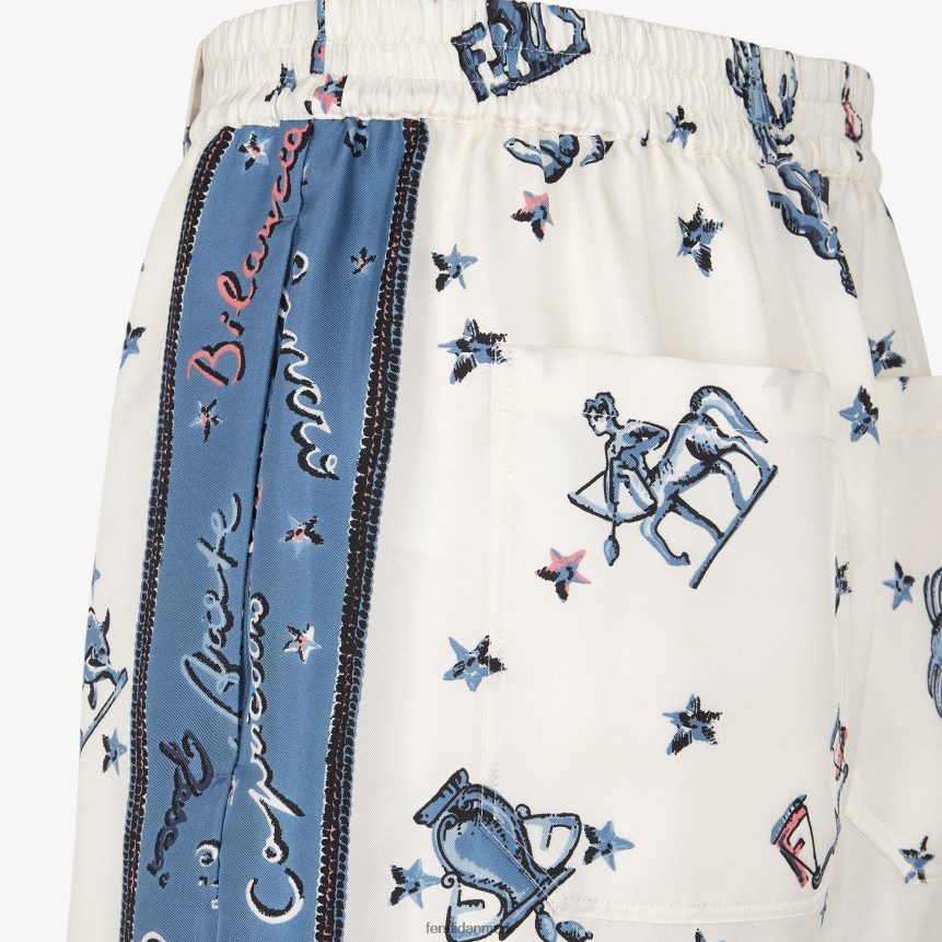 silke bukser Mænd Fendi beklædning flerfarvet A44V2D1954