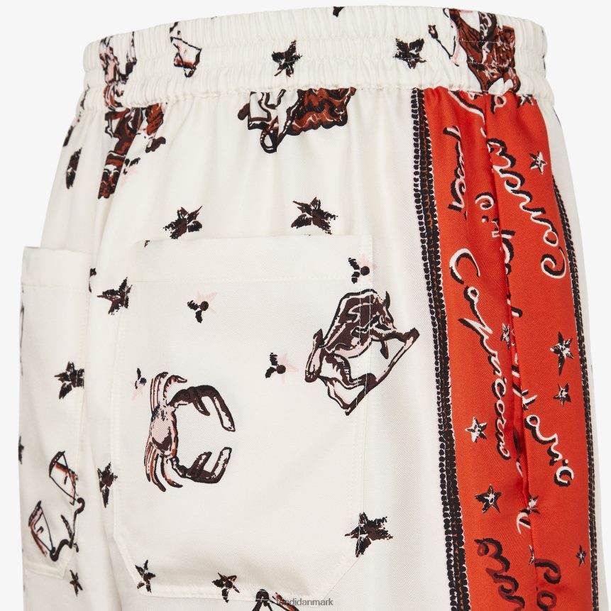 silke bukser Mænd Fendi beklædning flerfarvet A44V2D1980