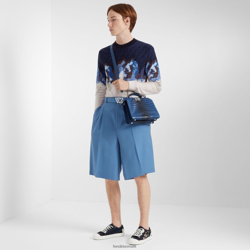 uld bukser Mænd Fendi beklædning blå A44V2D2065