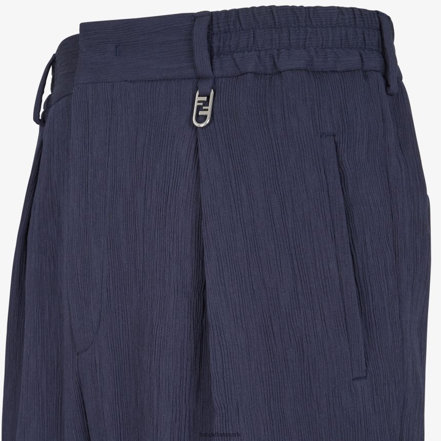 viskose bukser Mænd Fendi beklædning blå A44V2D1941