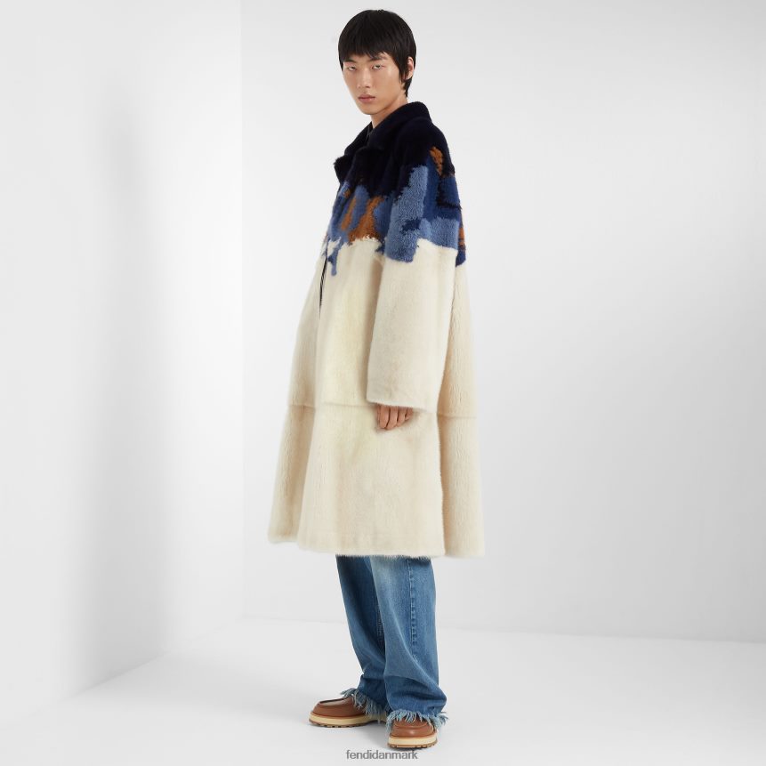 minkpels Mænd Fendi beklædning hvid A44V2D2086