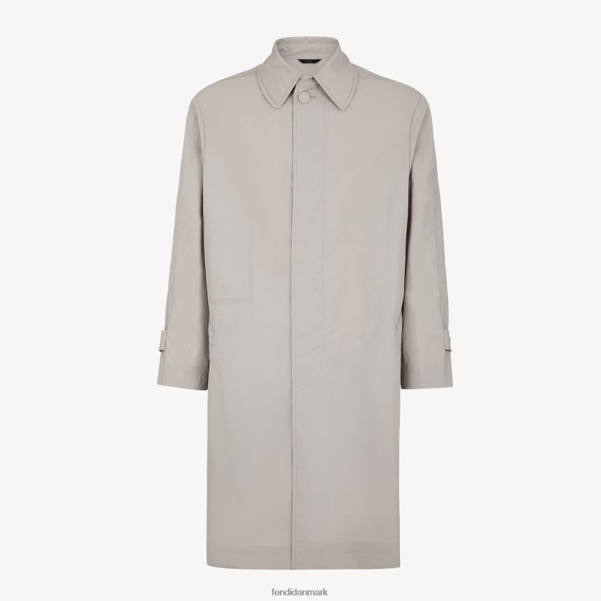 nylon trenchcoat Mænd Fendi beklædning grå A44V2D2057