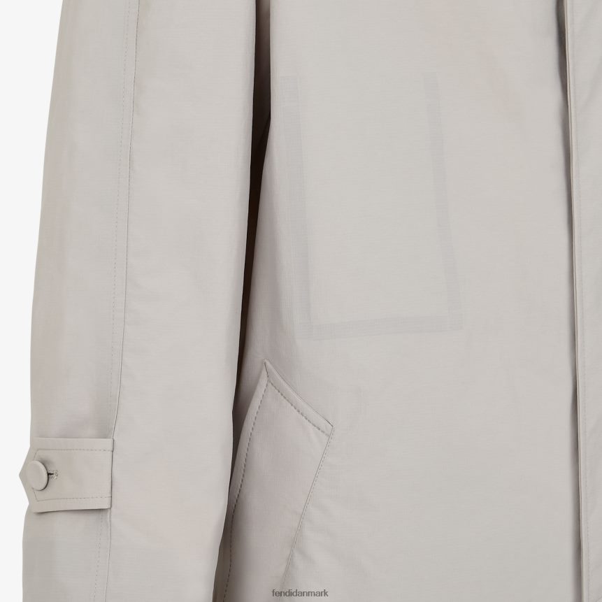 nylon trenchcoat Mænd Fendi beklædning grå A44V2D2057