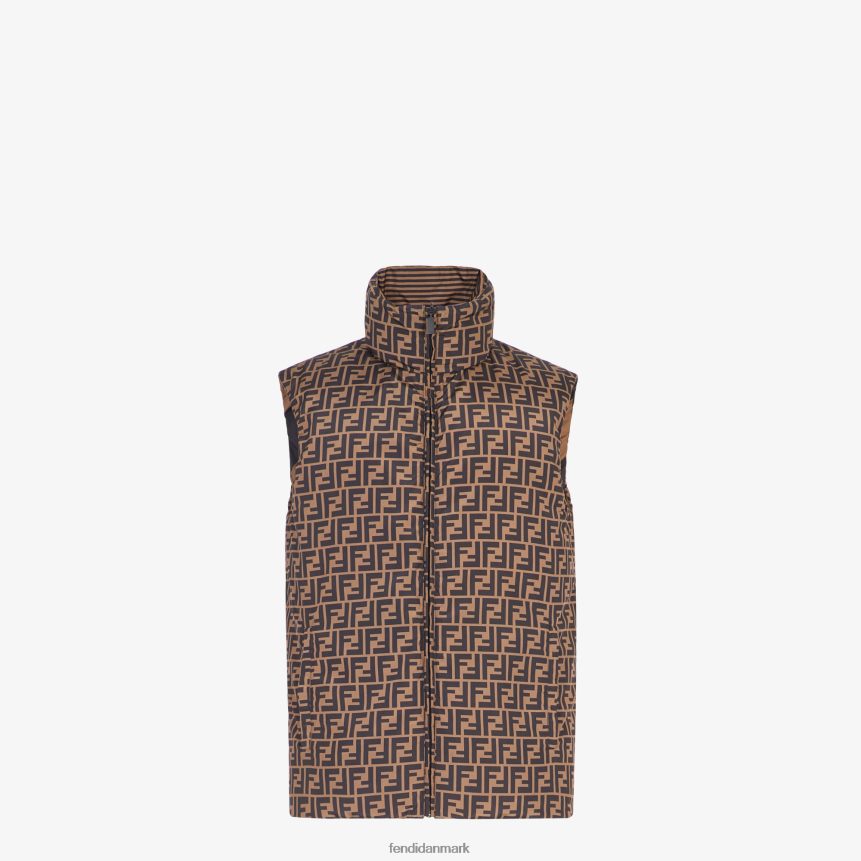 nylon vest Mænd Fendi beklædning Brun A44V2D2166