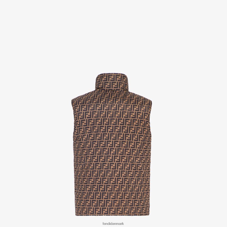 nylon vest Mænd Fendi beklædning Brun A44V2D2166