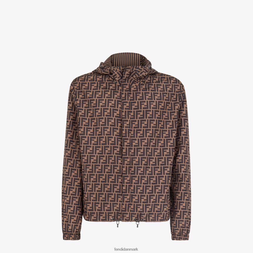 nylon vindjakke Mænd Fendi beklædning Brun A44V2D2081