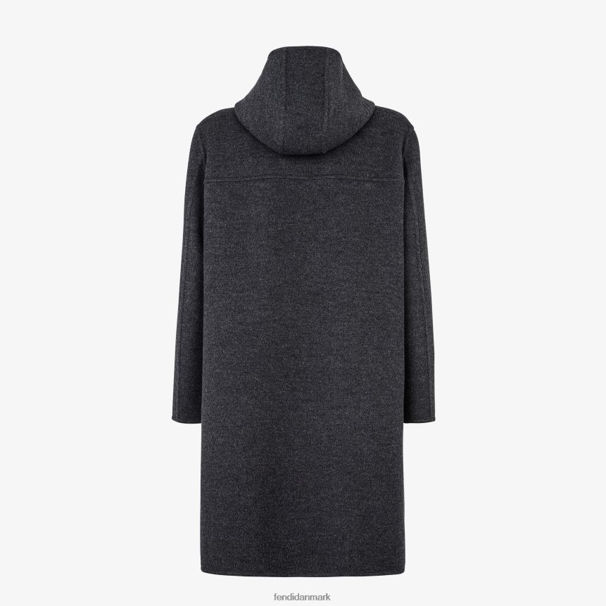 uld frakke Mænd Fendi beklædning grå A44V2D2164
