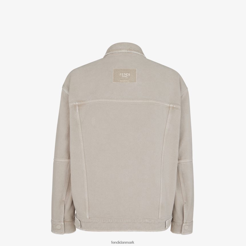 denimjakke Mænd Fendi beklædning beige A44V2D1929