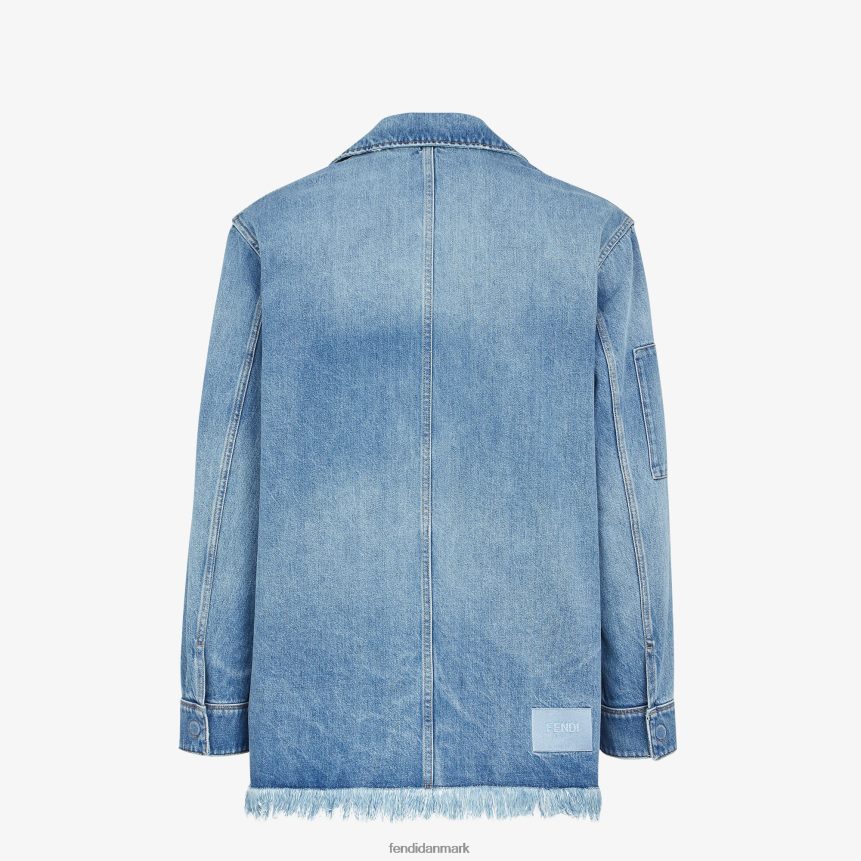 denimjakke Mænd Fendi beklædning blå A44V2D2020
