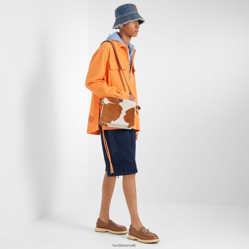 denimjakke Mænd Fendi beklædning orange A44V2D2028