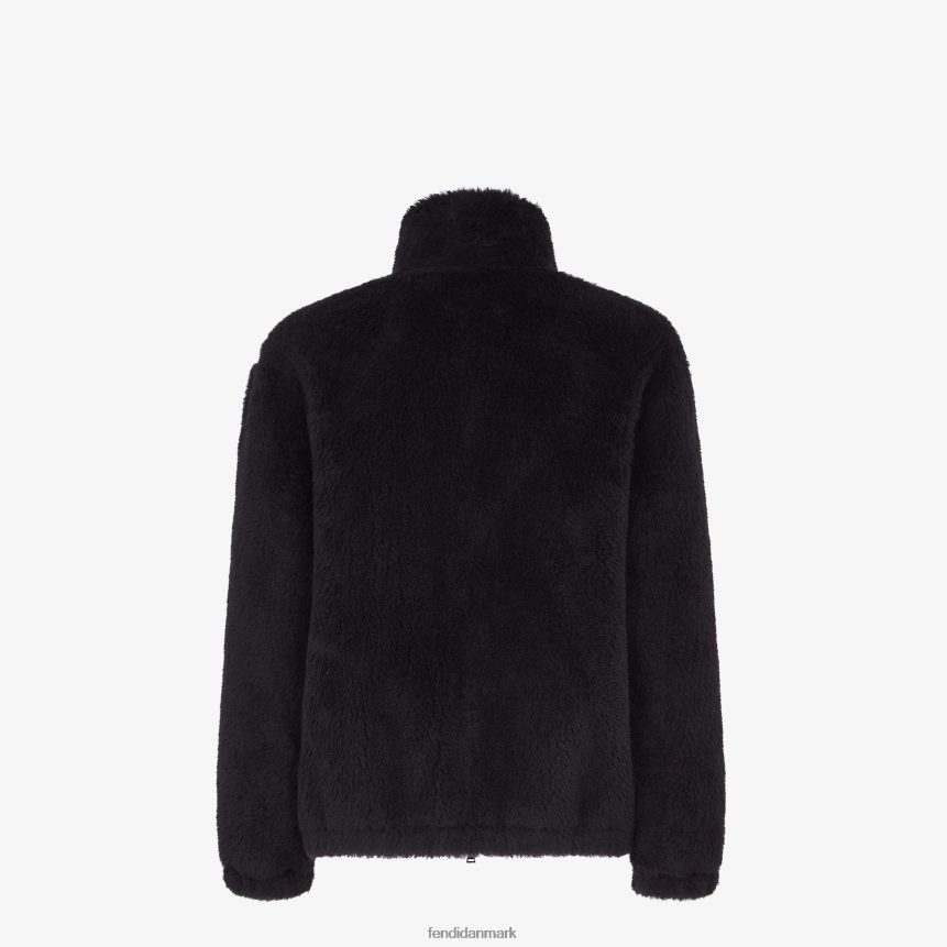 fåreskindsjakke Mænd Fendi beklædning sort A44V2D2214
