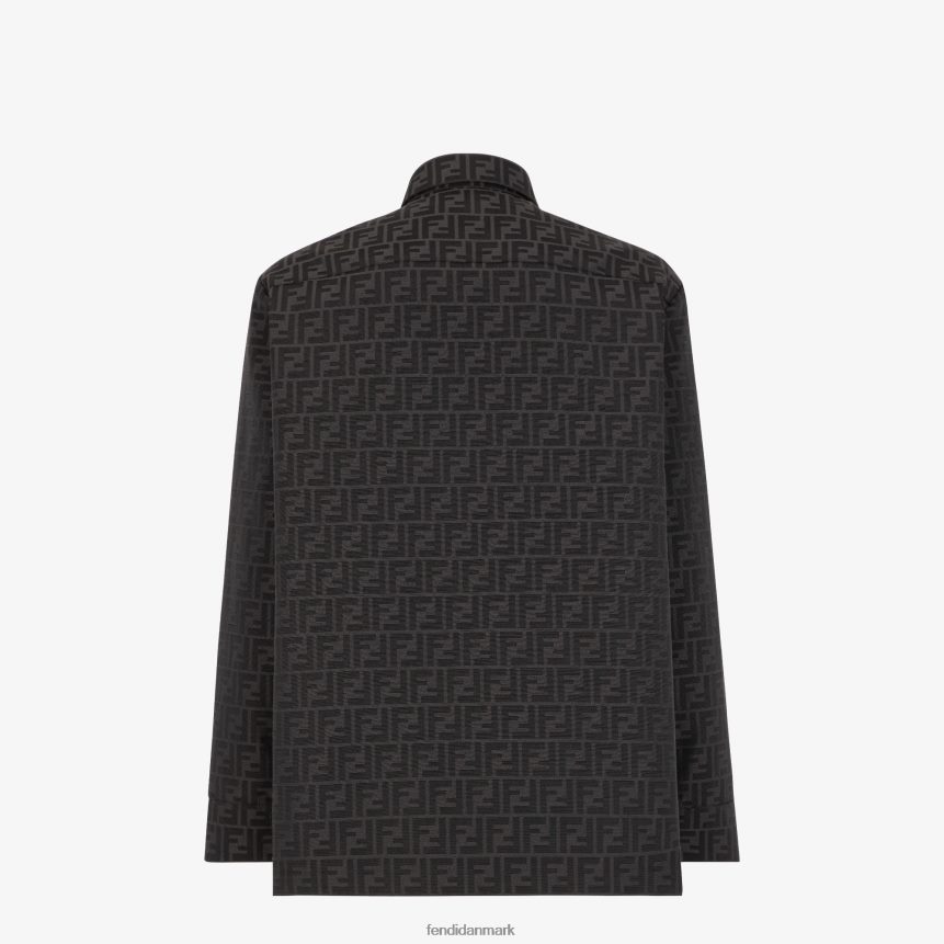 go-to jakke i ff canvas Mænd Fendi beklædning sort A44V2D1983