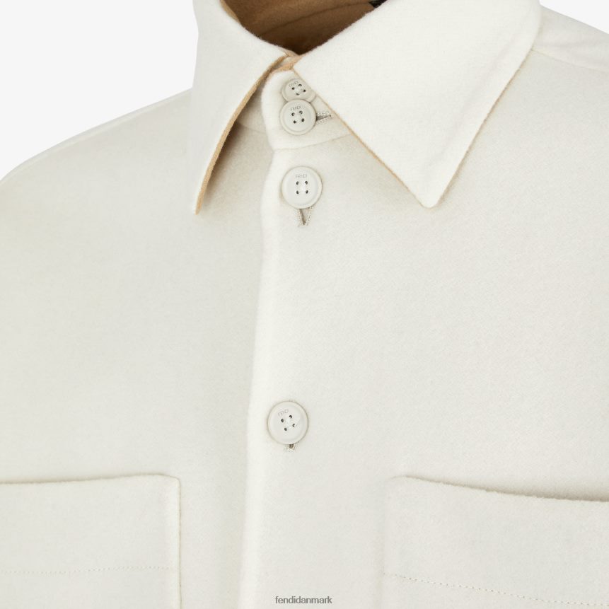 kashmir blouson Mænd Fendi beklædning hvid A44V2D2116
