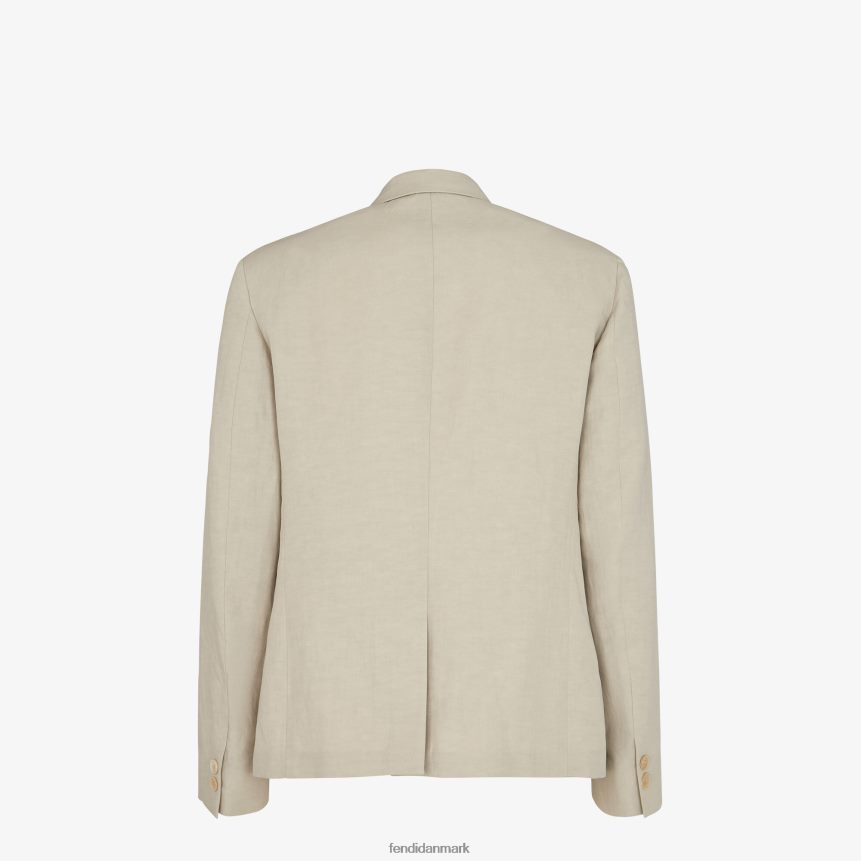 linned jakke Mænd Fendi beklædning grå A44V2D1914