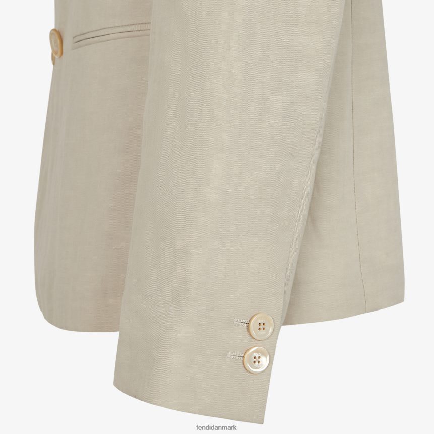 linned jakke Mænd Fendi beklædning grå A44V2D1914