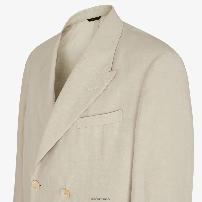 linned jakke Mænd Fendi beklædning grå A44V2D1914