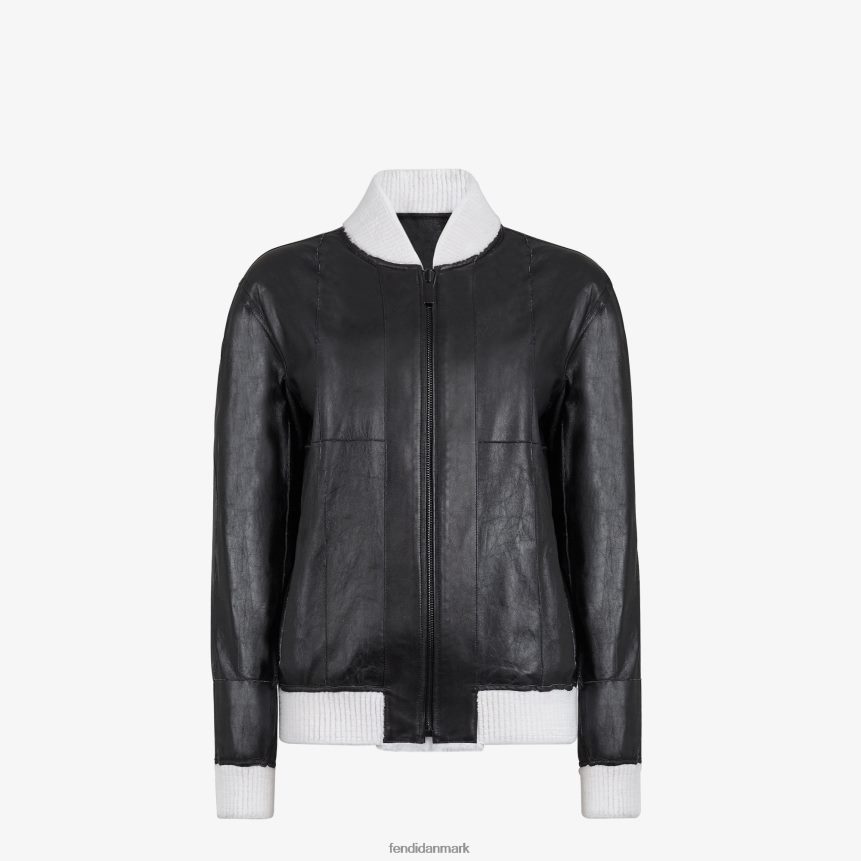 minkbomber Mænd Fendi beklædning hvid A44V2D2177