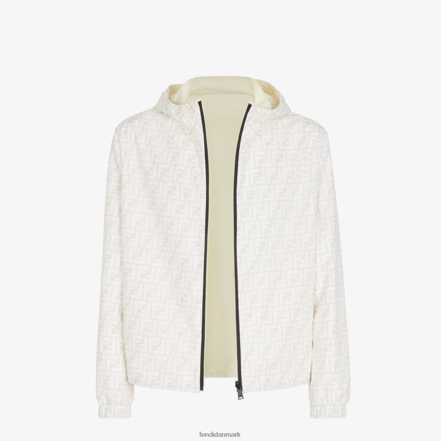 nylon jakke Mænd Fendi beklædning hvid A44V2D2203