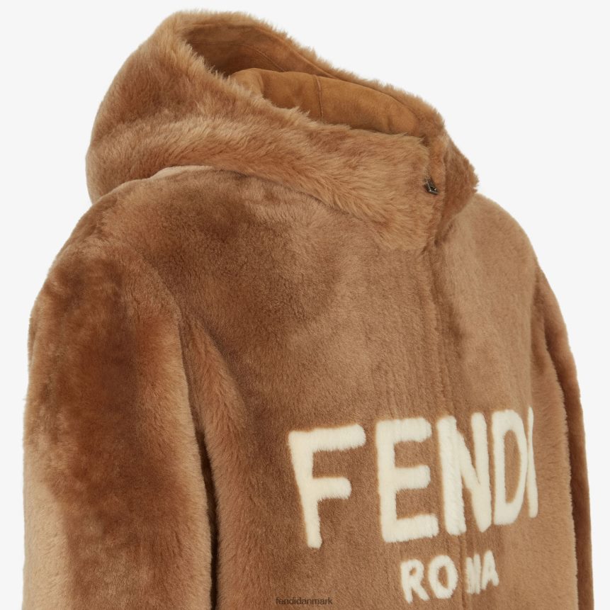 shearling jakke Mænd Fendi beklædning Brun A44V2D2173