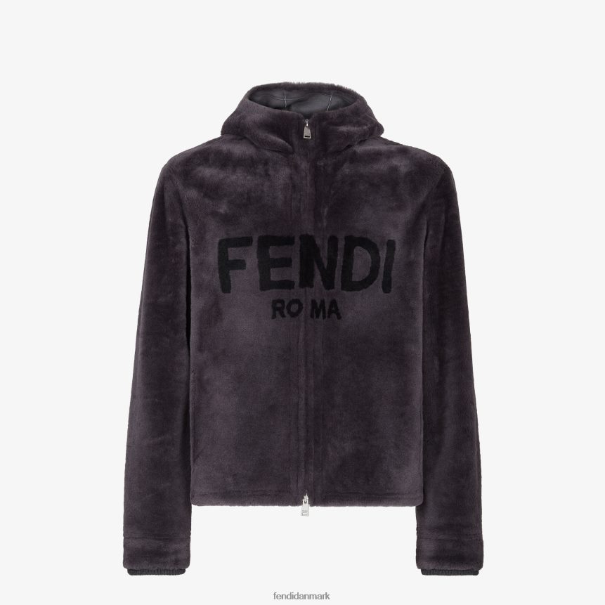 shearling jakke Mænd Fendi beklædning grå A44V2D2114