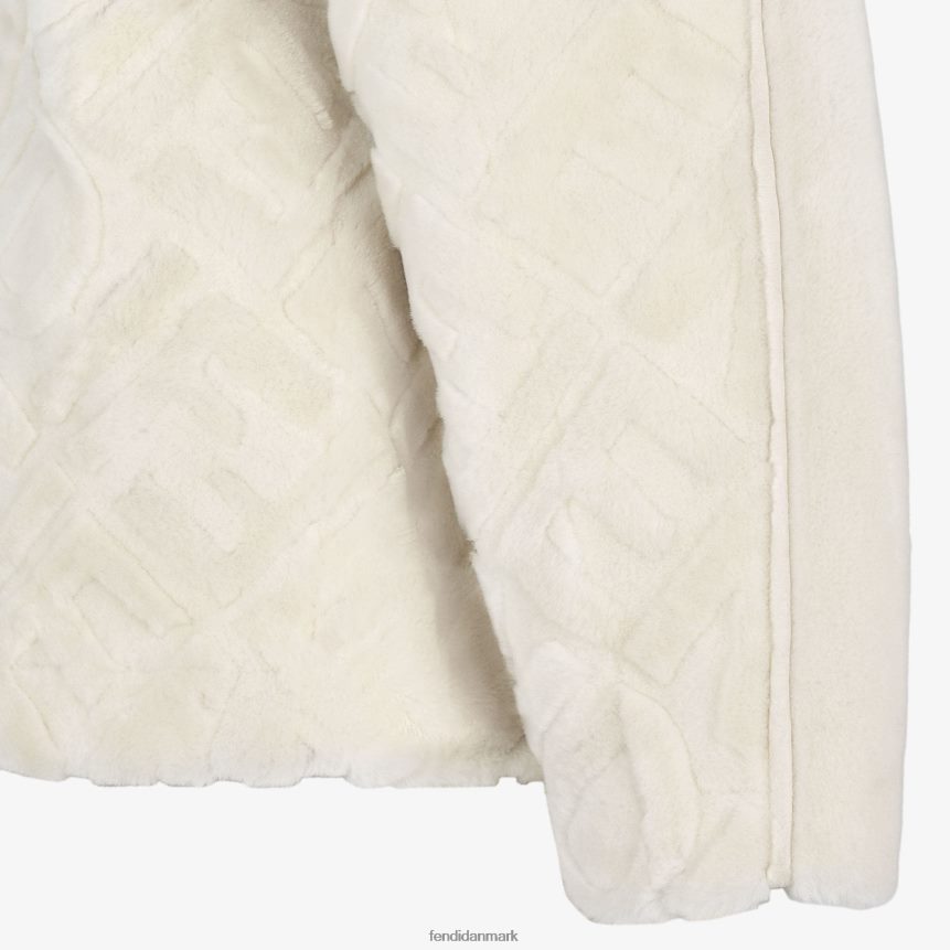 shearling jakke Mænd Fendi beklædning hvid A44V2D2128