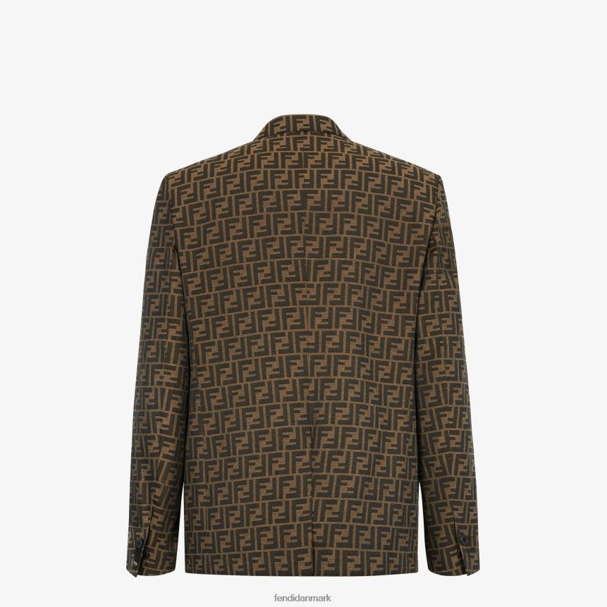 stof jakke Mænd Fendi beklædning Brun A44V2D2202