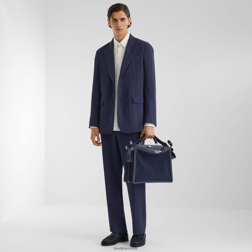 viskose jakke Mænd Fendi beklædning blå A44V2D1940