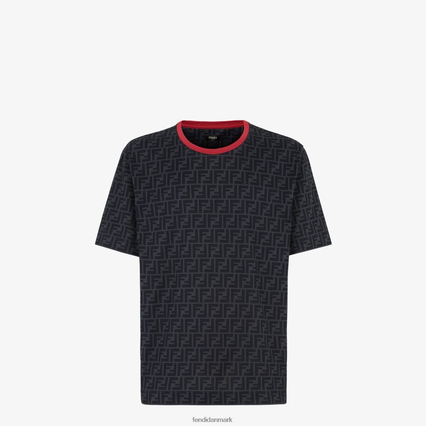 bomuld t-shirt Mænd Fendi beklædning sort A44V2D2088