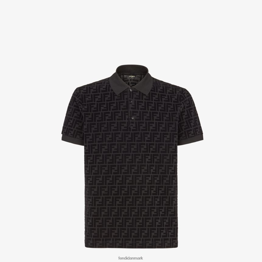 jersey poloshirt Mænd Fendi beklædning sort A44V2D2035