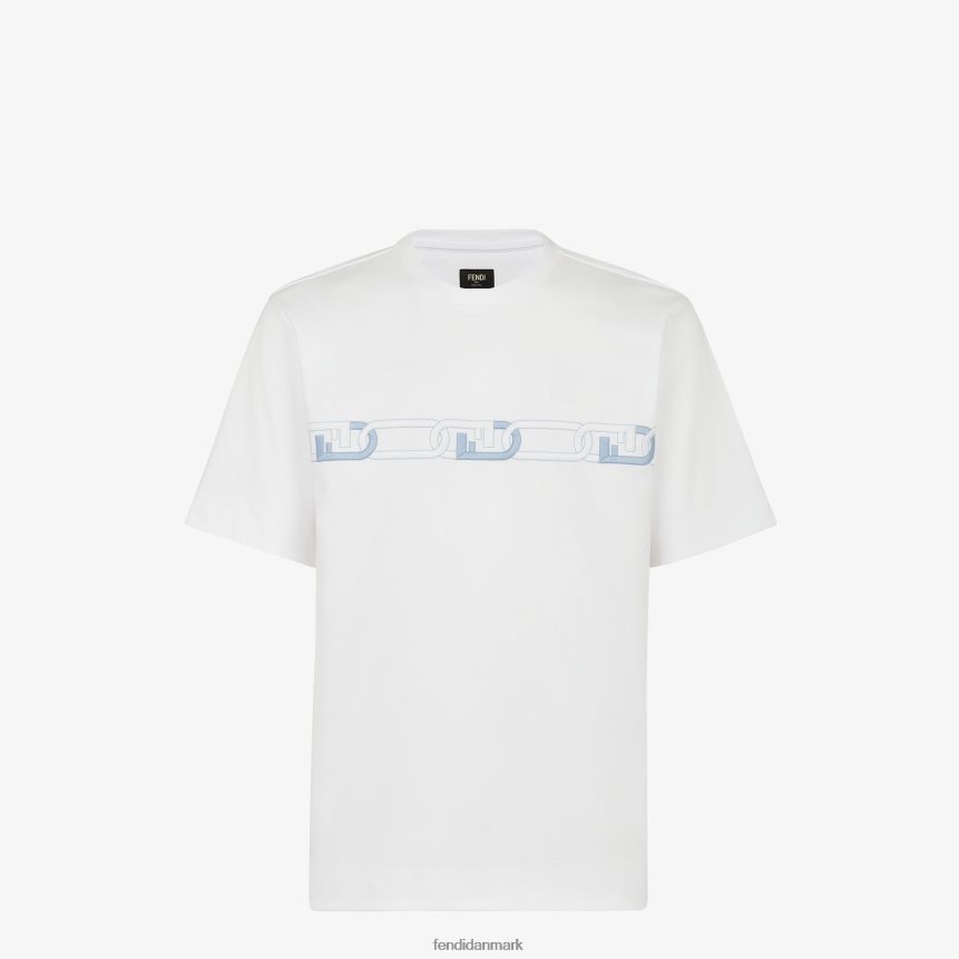 jersey t-shirt Mænd Fendi beklædning hvid A44V2D1962