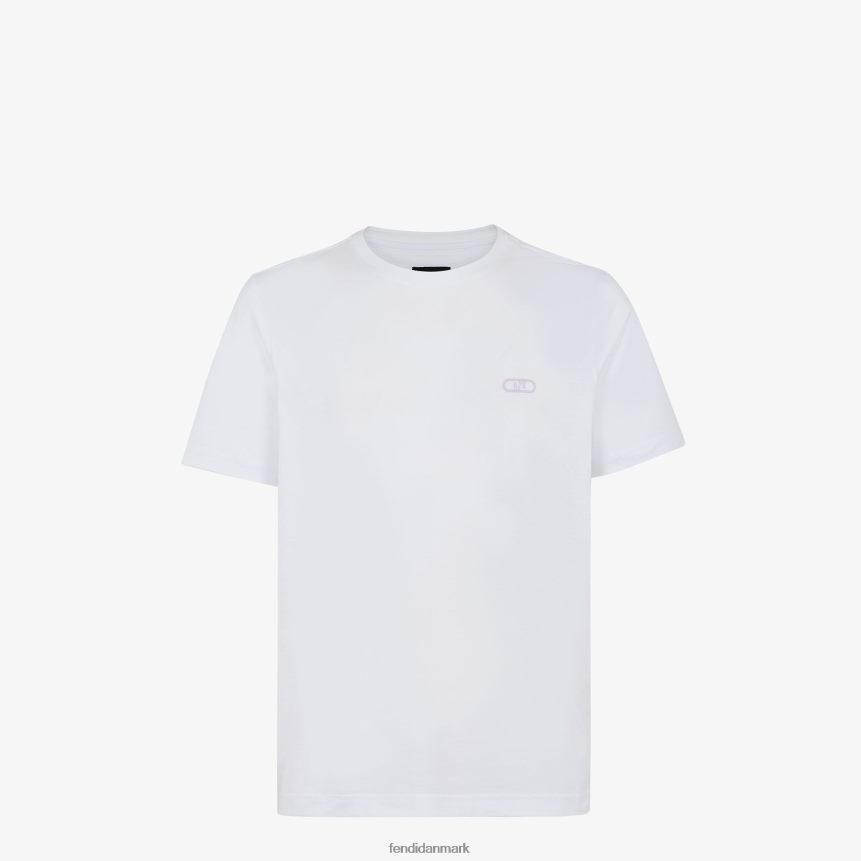 jersey t-shirt Mænd Fendi beklædning hvid A44V2D1982