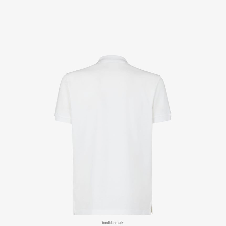pique poloshirt Mænd Fendi beklædning hvid A44V2D2171