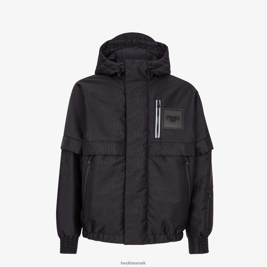 dunjakke i teknisk stof Mænd Fendi beklædning sort A44V2D2101